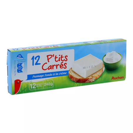 12 P'TITS CARRÉS DE FROMAGE FONDU À LA CRÈME 240 G. À Dakar, Dakar Express est là pour vous livrer vos colis avec rapidité et soin. Nous nous adaptamos à vos besoins.