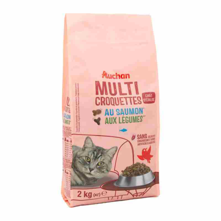 ADULT MULTICROQUETTES AU SAUMON POUR CHAT 2KG. Dakar Express : la solution idéale pour vos besoins de livraison rapide à Dakar. Nous nous engageons à vous livrer dans les délais les plus courts.