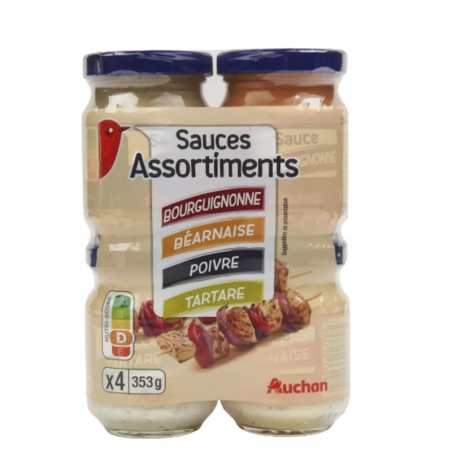 ASSORTIMENT DE 4 SAUCES CONDIMENTAIRES 4X90G. Dakar Express, le service de livraison qui vous permet de gagner du temps. Vos colis sont livrés en un rien de temps !