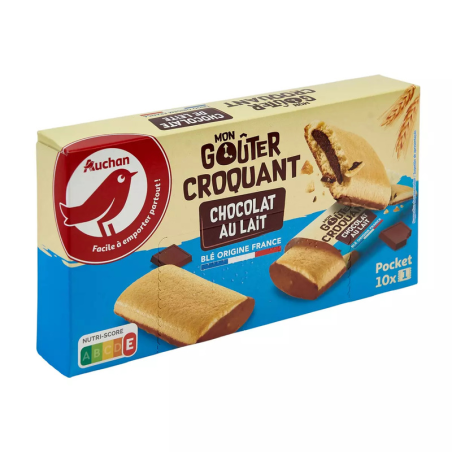 BARRES FONDANTES BISCUITS SABLÉS FOURRÉS AU CHOCOLAT AU LAIT 295G. Dakar Express : le service de livraison qui vous permet de gagner du temps. Vos colis sont livrés en un rien de temps !