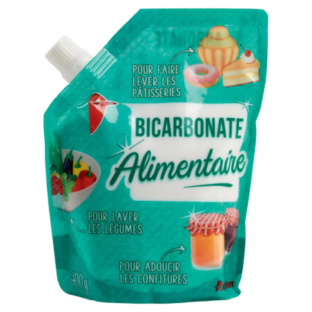 BICARBONATE ALIMENTAIRE 400G. Dakar Express, votre partenaire de confiance pour des livraisons rapides et sécurisées à Dakar. Nous mettons tout en œuvre pour vous garantir une livraison fiable et efficace.