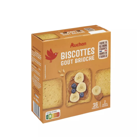 BISCOTTES SAVEUR BRIOCHÉE SANS HUILE DE PALME 2X18 BISCOTTES 300G. Faites confiance à Dakar Express pour vos livraisons à Dakar. Nous mettons tout en œuvre pour vous satisfaire.