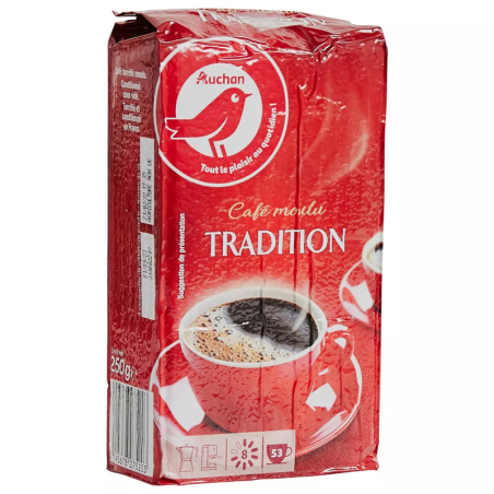 CAFÉ MOULU TRADITION 250G. À Dakar, Dakar Express est là pour vous livrer vos colis avec rapidité et soin. Nous nous adaptamos à vos besoins.