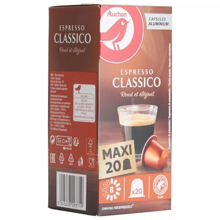 CAPSULES DE CAFÉ ESPRESSO CLASSIQUE INTENSITÉ 8 COMPATIBLES. Dakar Express, la référence en matière de livraison rapide à Dakar. Nous nous occupons de vos colis avec soin et efficacité.