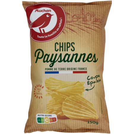 CHIPS PAYSANNE 150G. Dakar Express, le service de livraison qui met un point d'honneur à la qualité. Vos colis sont entre de bonnes mains.