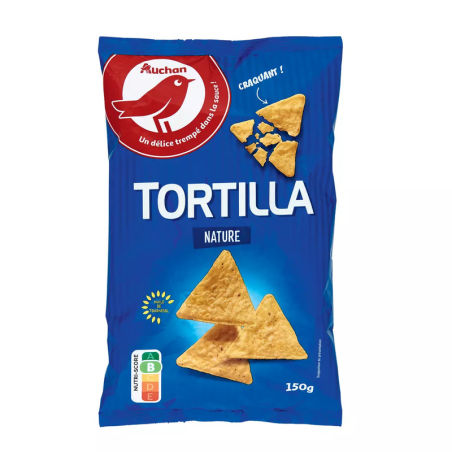 CHIPS TORTILLAS NATURE 150G. Profitez d'un service de livraison express à Dakar avec Dakar Express. Votre colis est en bonnes mains avec nous !