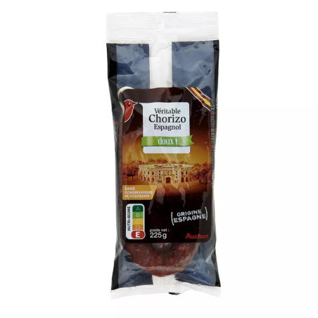 CHORIZO ESPAGNOL DOUX 225G. À Dakar, Dakar Express est là pour vous livrer vos colis avec rapidité et soin. Nous nous adaptamos à vos besoins.