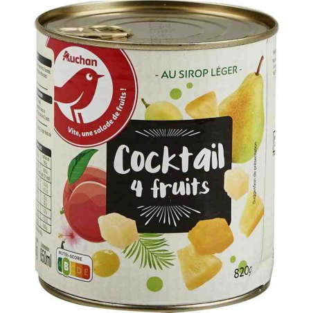 COCKTAIL DE 4 FRUITS 470G. Dakar Express, le service de livraison qui vous permet de vous concentrer sur l'essentiel. Nous nous chargeons du reste.