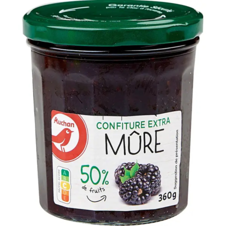 CONFITURE EXTRA DE MÛRES 360G. Dakar Express, le service de livraison qui met un point d'honneur à la qualité. Vos colis sont entre de bonnes mains.