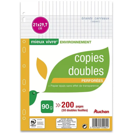 COPIES DOUBLE PERFORE A4 200 PAGES. Profitez d'un service de livraison express à Dakar avec Dakar Express. Votre colis est en bonnes mains avec nous !