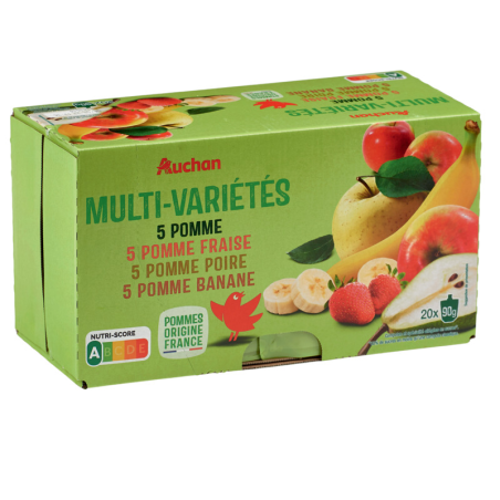 DESSERT GOURDES MULTI-VARIÉTÉS POMME FRAISE POIRE BANANE 20X90G. Dakar Express : la solution idéale pour vos besoins de livraison rapide à Dakar. Nous nous engageons à vous livrer dans les délais les plus courts.