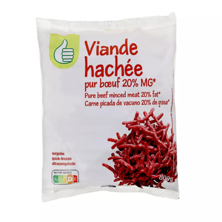 ESSENTIEL HACHÉ PUR BŒUF 20% MG 800G. Dakar Express, le service de livraison qui vous permet de gagner du temps. Vos colis sont livrés en un rien de temps !