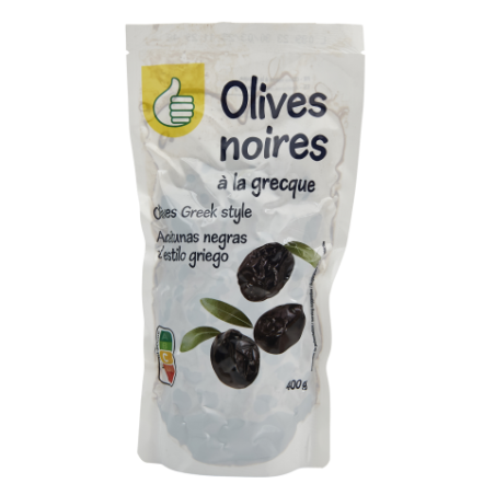 ESSENTIEL OLIVES NOIRES À LA GRECQUE EN SACHET 400G. Pour vos envois à Dakar, choisissez Dakar Express. Nous garantissons une livraison rapide et sécurisée.