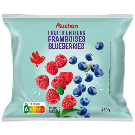 FRAMBOISES ET MYRTILLES FRUITS ENTIERS SURGELÉS 450G. Dakar Express, votre allié pour des livraisons rapides et sécurisées dans toute la ville. Nous nous adaptamos à vos besoins.