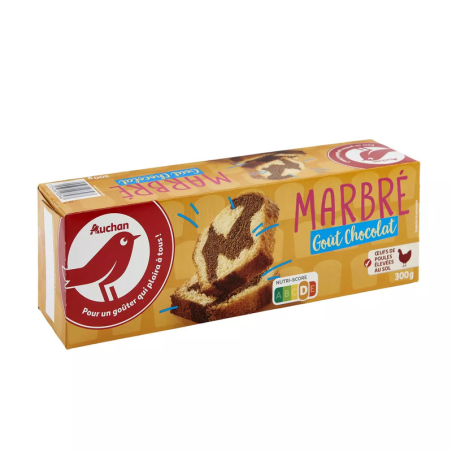 GÂTEAU MARBRÉ GOÛT CHOCOLAT 300G. Dakar Express, le service de livraison qui met un point d'honneur à la qualité. Vos colis sont entre de bonnes mains.