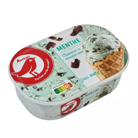 GLACE À LA MENTHE ET COPEAUX DE CHOCOLATS 500G. Dakar Express, votre partenaire de confiance pour des livraisons rapides et sécurisées à Dakar. Nous mettons tout en œuvre pour vous garantir une livraison fiable et efficace.