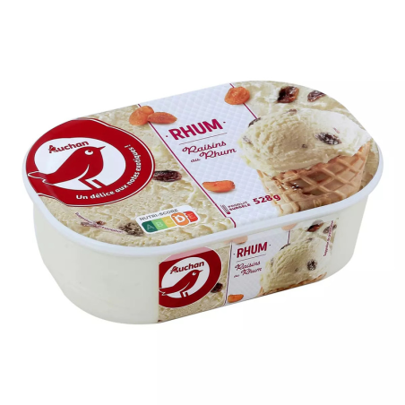 GLACE RAISINS AU RHUM 528G. Dakar Express : la solution idéale pour vos besoins de livraison rapide à Dakar. Nous nous engageons à vous livrer dans les délais les plus courts.