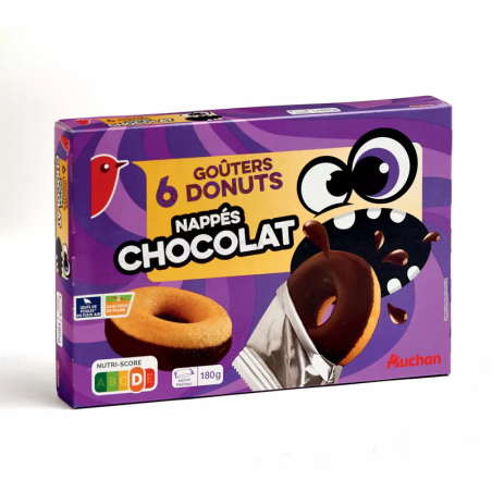 GOÛTER DONUTS NAPPÉS CHOCOLAT 6 GÂTEAUX 180G. Dakar Express : la solution idéale pour vos besoins de livraison rapide à Dakar. Nous nous engageons à vous livrer dans les délais les plus courts.