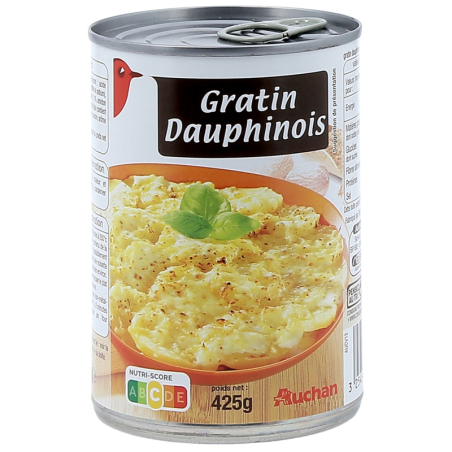 GRATIN DAUPHIN 425G. Dakar Express : la solution idéale pour vos besoins de livraison rapide à Dakar. Nous nous engageons à vous livrer dans les délais les plus courts.