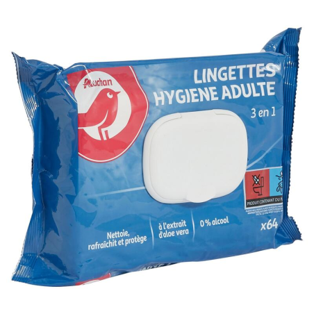 LINGETTES HYPOALLERGÉNIQUE HYGIÈNE ADULTE 3EN1 64 LINGETTES. Faites confiance à Dakar Express pour vos livraisons à Dakar. Nous mettons tout en œuvre pour vous satisfaire.