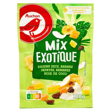 MIX FRUITS EXOTIQUES 120G. Pour vos envois à Dakar, choisissez Dakar Express. Nous garantissons une livraison rapide et sécurisée.