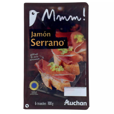 MMM! JAMBON SERRANO 6 TRANCHES 100 G. Dakar Express, votre partenaire de confiance pour des livraisons rapides et sécurisées à Dakar. Nous mettons tout en œuvre pour vous garantir une livraison fiable et efficace.