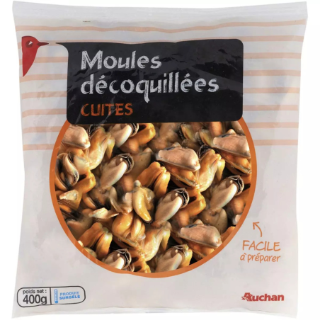 MOULES DÉCOQUILLÉES CUITES 400G. Dakar Express, votre partenaire de confiance pour des livraisons rapides et sécurisées à Dakar. Nous mettons tout en œuvre pour vous garantir une livraison fiable et efficace.