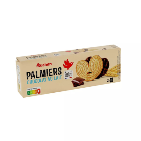 PALMIERS NAPPÉS CHOCOLAT AU LAIT 110G. Pour vos envois à Dakar, choisissez Dakar Express. Nous garantissons une livraison rapide et sécurisée.