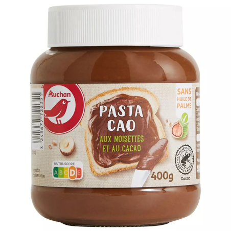 PATE À TARTINER  CACAO NOISETTES 400G. Dakar Express, le service de livraison qui vous permet de vous concentrer sur l'essentiel. Nous nous chargeons du reste.