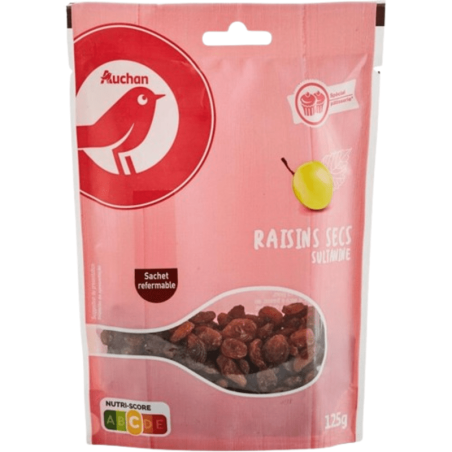 RAISINS SECS SULTANINE SACHET 125 G. À Dakar, Dakar Express est là pour vous livrer vos colis avec rapidité et soin. Nous nous adaptamos à vos besoins.