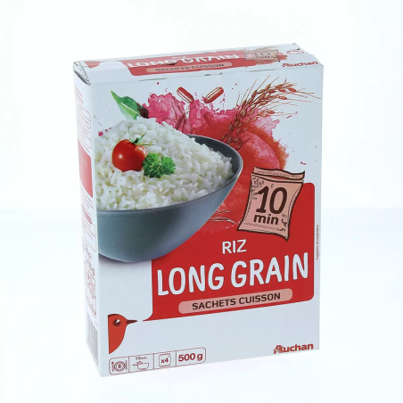 RIZ LONG GRAIN INCOLLABLE SACHETS CUISSON PRÊT EN 10 MIN 4X125G 500G. À Dakar, Dakar Express est là pour vous livrer vos colis avec rapidité et soin. Votre satisfaction est notre priorité !