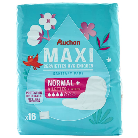 - SERVIETTES HYGIÉNIQUES MAXI - NORMAL X16. Profitez d'un service de livraison express à Dakar avec Dakar Express. Votre colis est en bonnes mains avec nous !