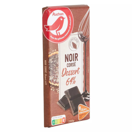 TABLETTE CHOCOLAT DESSERT NOIR CORSÉ 64% 200 G. Dakar Express, le service de livraison qui vous permet de vous concentrer sur l'essentiel. Nous nous chargeons du reste.