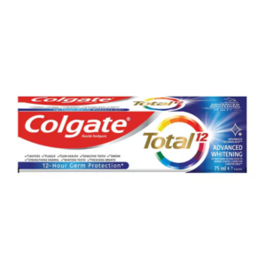 COLGATE DENTIFRICE TOTAL WHITE 12 ACTIONS 75ML. Dakar Express : la solution idéale pour vos besoins de livraison rapide à Dakar. Nous nous engageons à vous livrer dans les délais les plus courts.