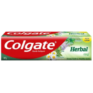 COLGATE PÂTE DENTIFRICE HERBAL AUX FLEURS DE CAMOMILLE, SAGE, MYRRH ET EUCALYPTU. Faites confiance à Dakar Express pour vos livraisons à Dakar. Nous garantissons une livraison rapide et soignée.