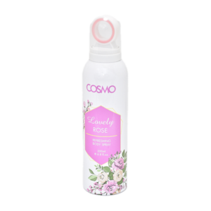 COSMO SPRAY CORPOREL RAFRAÎCHISSANT LOVELY ROSE – 200 ML. Dakar Express, la référence en matière de livraison rapide à Dakar. Nous nous occupons de vos colis avec soin et efficacité.