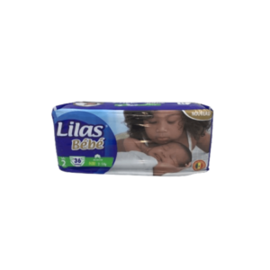 COUCHE BEBE LILAS 3-5 KG X 36. Profitez d'un service de livraison express à Dakar avec Dakar Express. Votre colis est en bonnes mains avec nous !