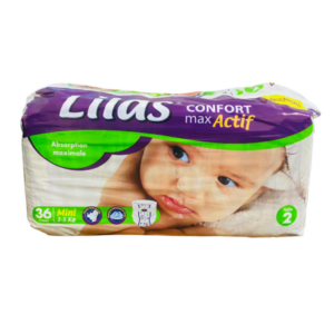 COUCHE BEBE LILAS CONF X36 3-5KG. Dakar Express, le service de livraison qui vous permet de gagner du temps. Vos colis sont livrés en un rien de temps !