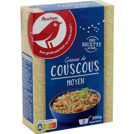 COUSCOUS MOYEN  500G. Dakar Express, le service de livraison qui met un point d'honneur à la qualité. Vos colis sont entre de bonnes mains.