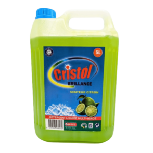 CRISTOL DÉTERGENT LIQUIDE MULTI-USAGES CITRON 5L. Dakar Express, le service de livraison qui vous permet de vous concentrer sur l'essentiel. Nous nous chargeons du reste.