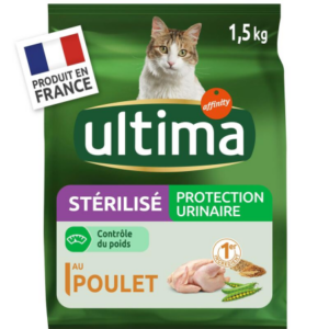 CROQUETTES POUR CHAT STÉRILISÉS PROTECTION URINAIRE ULTIMA. Dakar Express, votre partenaire de confiance pour des livraisons rapides et sécurisées à Dakar. Nous mettons tout en œuvre pour vous garantir une livraison fiable et efficace.