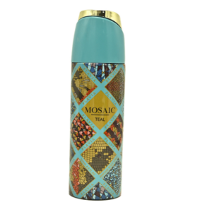 DEODORANT FEMME MOSAIC TEAL 200ML. Dakar Express, le service de livraison qui vous permet de vous concentrer sur l'essentiel. Nous nous chargeons du reste.