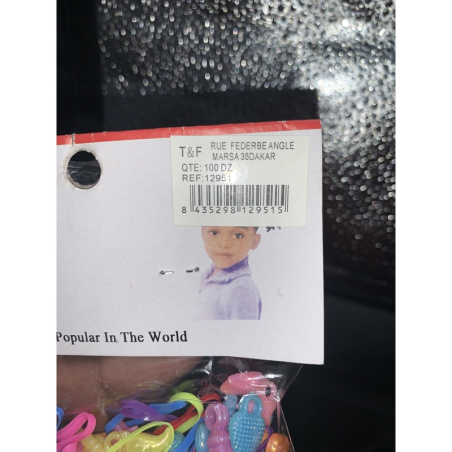 ELASTIQUES & PERLES MULTICOLORES CHEVEUX. Dakar Express, le service de livraison qui allie rapidité et fiabilité. Faites confiance à nos équipes pour vos envois.