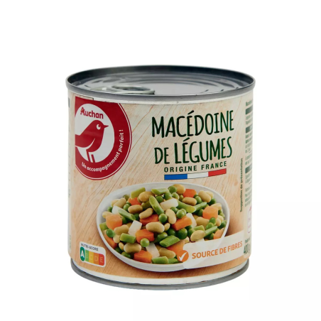 MACEDOINE LEGUMES  265G. À Dakar, Dakar Express est là pour vous livrer vos colis avec rapidité et soin. Nous nous adaptamos à vos besoins.