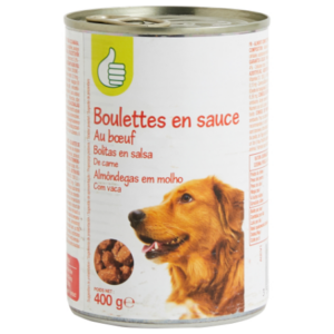 NOURRITURE HUMIDE POUR CHIEN BOULETTES DE POUCE EN SAUCE AU BOEUF 400G. Dakar Express, la référence en matière de livraison rapide à Dakar. Nous nous occupons de vos colis avec soin et efficacité.