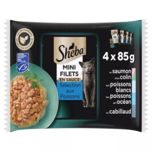 PÂTÉE POUR CHAT DÉLICE EN SAUCE SHEBA LES 4 SACHETS DE 85 G. Dakar Express, le service de livraison qui allie rapidité et efficacité. Vos colis sont entre de bonnes mains.