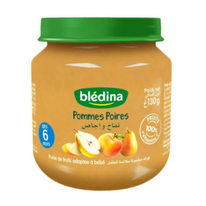 POMME/POIRE BLEDINA 130G. Dakar Express : la solution idéale pour vos besoins de livraison rapide à Dakar. Nous nous engageons à vous livrer dans les délais les plus courts.