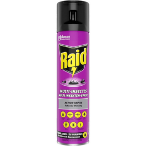 RAID INSECTICIDE AÉROSOL MULTI-INSECTES 400ML. Dakar Express : la livraison express à Dakar, c'est avec nous. Vos colis sont livrés en temps réel.