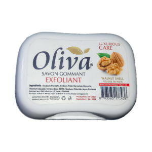 SAVON GOMMANT EXFOLIANT OLIVA 150G. Dakar Express, la référence en matière de livraison rapide à Dakar. Nous nous occupons de vos colis avec soin et efficacité.