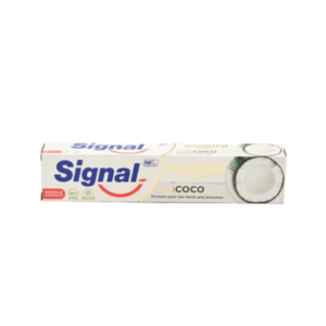 SIGNAL DENTIFRICE ANTIBACTÉRIEN BLANCHEUR NATURE ELÉMENTS COCO 75ML. Dakar Express, le service de livraison qui met un point d'honneur à la qualité. Vos colis sont entre de bonnes mains.